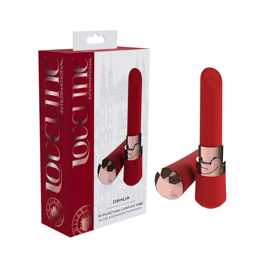 LOVELINE Dahlia - Red 12.5cm  Lipstick Vibrator