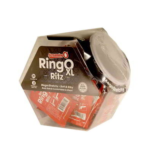 ScreamingO RingO Ritz XL Cock Ring in Candy Bowl - Assorted Pieces