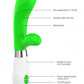 Shots Toys | Lumo Achilles Ultra Soft Silicone 10 Speeds Rabbit Vibrator Green