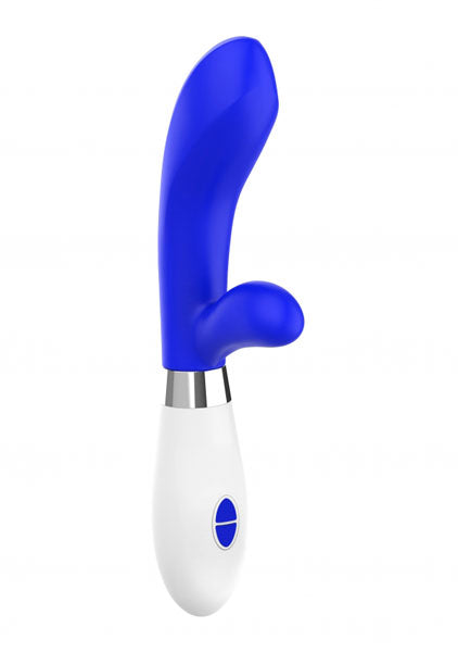 Shots Toys | Lumo Achilles Ultra Soft Silicone 10 Speeds Rabbit Vibrator Royal Blue