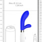 Shots Toys | Lumo Achilles Ultra Soft Silicone 10 Speeds Rabbit Vibrator Royal Blue