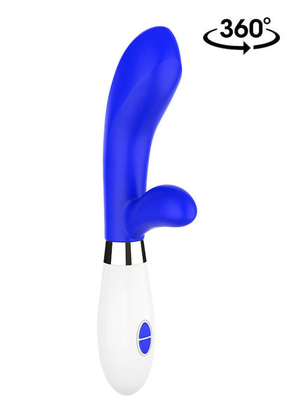 Shots Toys | Lumo Achilles Ultra Soft Silicone 10 Speeds Rabbit Vibrator Royal Blue