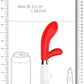Shots Toys | Lumo Achilles Ultra Soft Silicone 10 Speeds Rabbit Vibrator Red