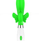 Shots Toys | Lumo Alexios Ultra Soft Silicone 10 Speeds Rabbit Vibrator Green