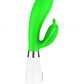 Shots Toys | Lumo Alexios Ultra Soft Silicone 10 Speeds Rabbit Vibrator Green