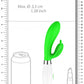 Shots Toys | Lumo Alexios Ultra Soft Silicone 10 Speeds Rabbit Vibrator Green