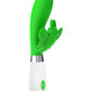 Shots Toys | Lumo Alexios Ultra Soft Silicone 10 Speeds Rabbit Vibrator Green