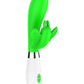 Shots Toys | Lumo Alexios Ultra Soft Silicone 10 Speeds Rabbit Vibrator Green