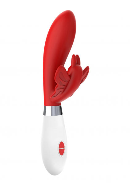 Shots Toys | Lumo Alexios Ultra Soft Silicone 10 Speeds Rabbit Vibrator Red