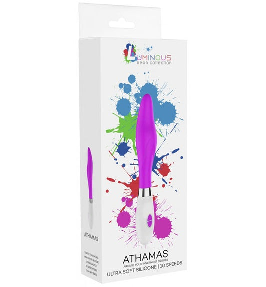Shots Toys | Lumo Athamas Ultra Soft Silicone 10 Speeds Vibrator Fuchsia