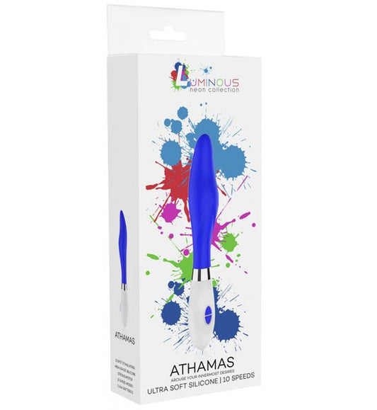 Shots Toys | Lumo Athamas Ultra Soft Silicone 10 Speeds Vibrator Royal Blue