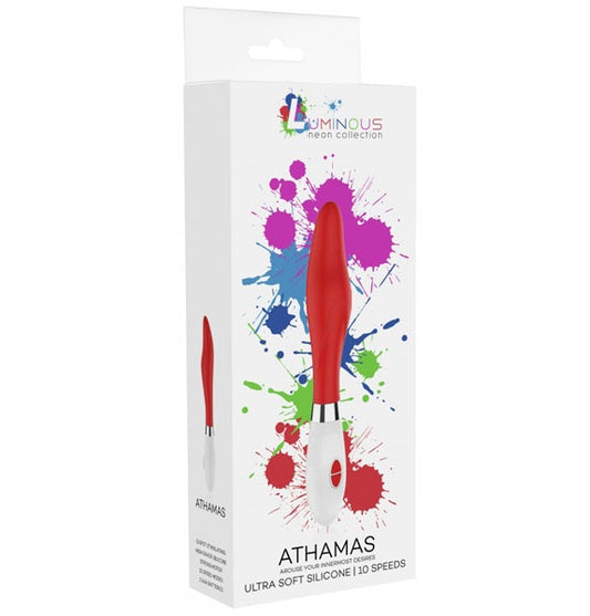 Shots Toys | Lumo Athamas Ultra Soft Silicone 10 Speeds Vibrator Red