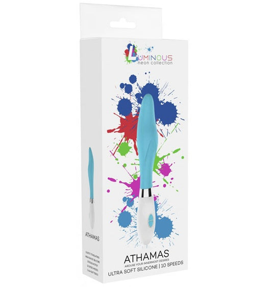 Shots Toys | Lumo Athamas Ultra Soft Silicone 10 Speeds Vibrator Turquoise