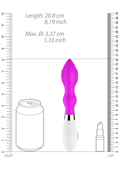 Shots Toys | Lumo Astraea Ultra Soft Silicone 10 Speeds Vibrator Fuchsia