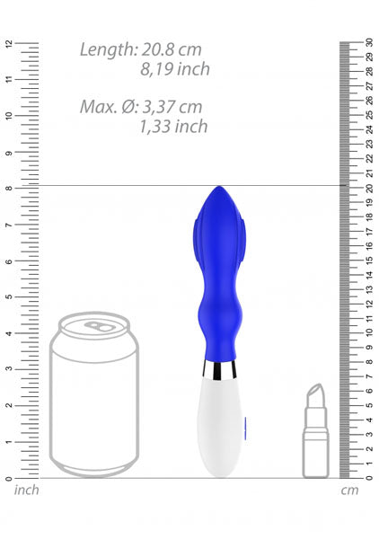Shots Toys | Lumo Astraea Ultra Soft Silicone 10 Speeds Vibrator Royal Blue