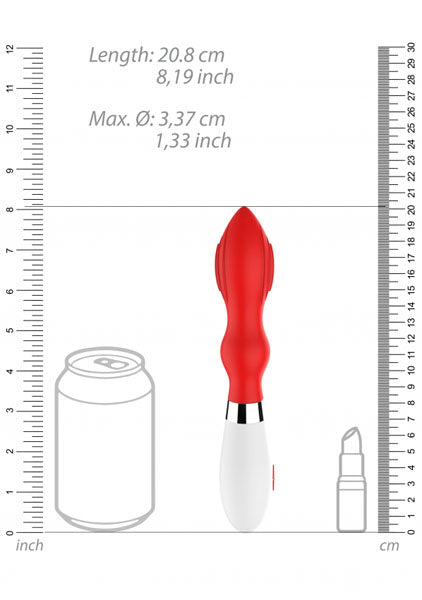 Shots Toys | Lumo Astraea Ultra Soft Silicone 10 Speeds Vibrator Red