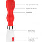 Shots Toys | Lumo Astraea Ultra Soft Silicone 10 Speeds Vibrator Red