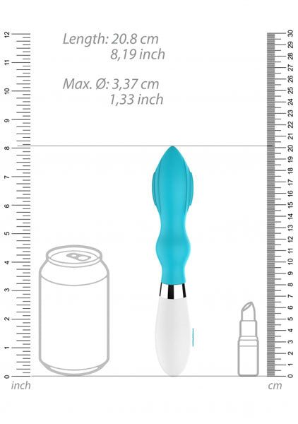 Shots Toys | Lumo Astraea Ultra Soft Silicone 10 Speeds Vibrator Turquoise