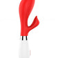 Shots Toys | Lumo Achelois Ultra Soft Silicone 10 Speeds Rabbit Vibrator Red