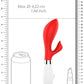 Shots Toys | Lumo Achelois Ultra Soft Silicone 10 Speeds Rabbit Vibrator Red