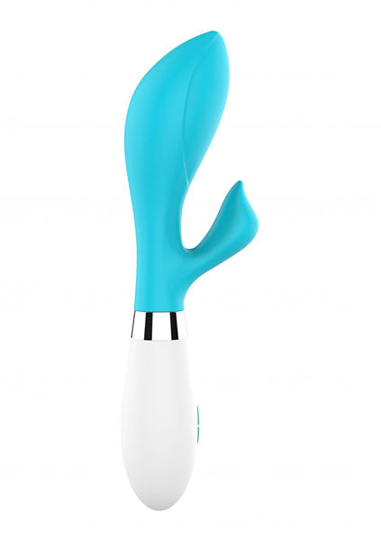 Shots Toys | Lumo Achelois Ultra Soft Silicone 10 Speeds Rabbit Vibrator Turquoise