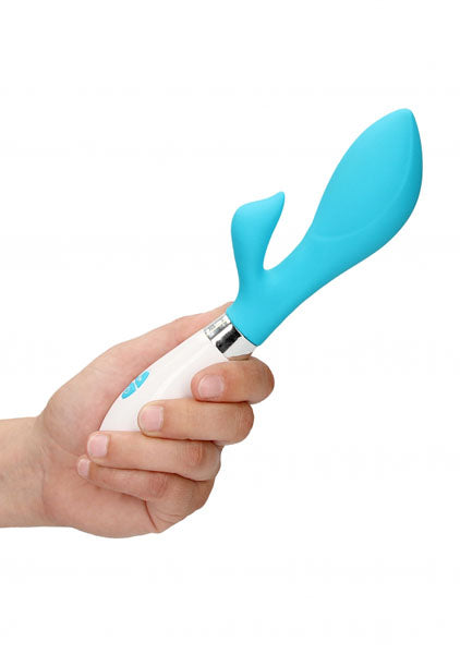 Shots Toys | Lumo Achelois Ultra Soft Silicone 10 Speeds Rabbit Vibrator Turquoise
