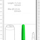 Shots Toys | Lumo Delia - ABS Bullet With Silicone Sleeve - 10-Speeds - Green