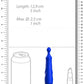 Shots Toys | Lumo Dido - ABS Bullet With Silicone Sleeve - 10-Speeds - Royal Blue