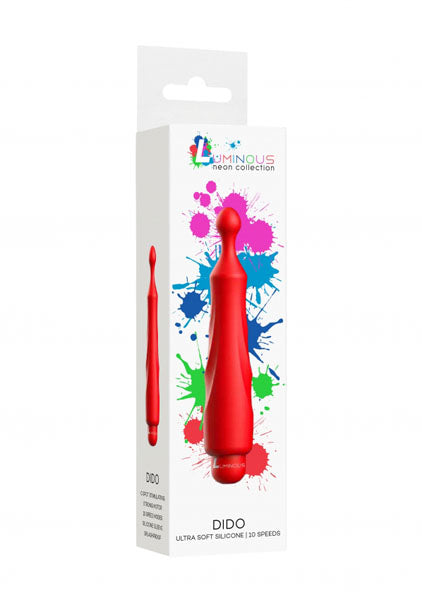 Shots Toys | Lumo Dido - ABS Bullet With Silicone Sleeve - 10-Speeds - Red
