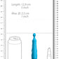 Shots Toys | Lumo Dido - ABS Bullet With Silicone Sleeve - 10-Speeds - Turquoise