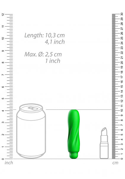 Shots Toys | Lumo Ella - ABS Bullet With Silicone Sleeve - 10-Speeds - Green