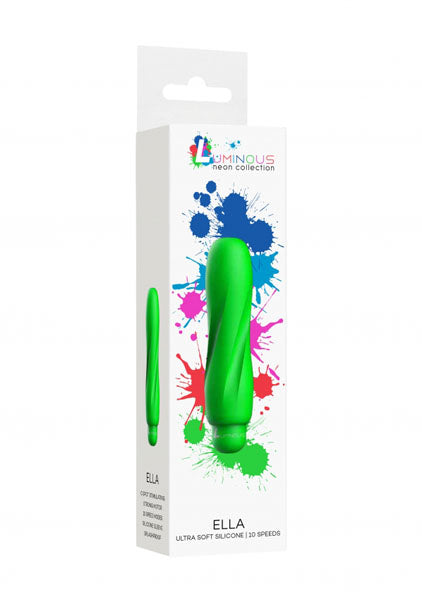Shots Toys | Lumo Ella - ABS Bullet With Silicone Sleeve - 10-Speeds - Green