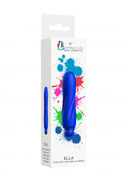 Shots Toys | Lumo Ella - ABS Bullet With Silicone Sleeve - 10-Speeds - Royal Blue