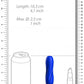Shots Toys | Lumo Ella - ABS Bullet With Silicone Sleeve - 10-Speeds - Royal Blue