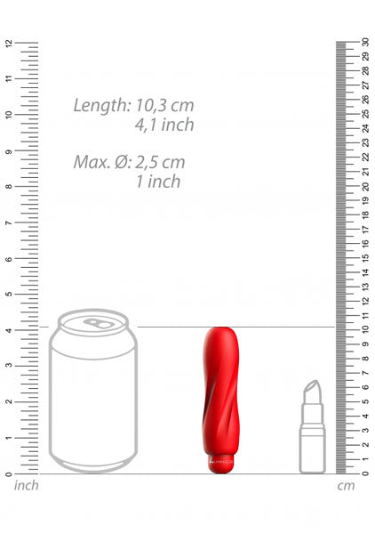 Shots Toys | Lumo Ella - ABS Bullet With Silicone Sleeve - 10-Speeds - Red