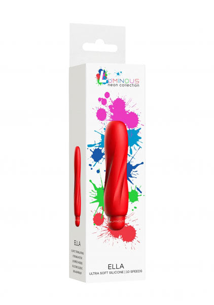 Shots Toys | Lumo Ella - ABS Bullet With Silicone Sleeve - 10-Speeds - Red