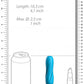 Shots Toys | Lumo Ella - ABS Bullet With Silicone Sleeve - 10-Speeds - Turquoise