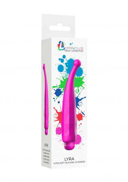 Shots Toys | Lumo Lyra - ABS Bullet With Silicone Sleeve - 10-Speeds - Fuchsia