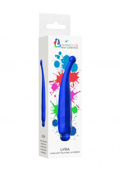 Shots Toys | Lumo Lyra - ABS Bullet With Silicone Sleeve - 10-Speeds - Royal Blue