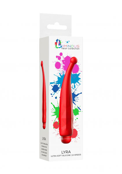 Shots Toys | Lumo Lyra - ABS Bullet With Silicone Sleeve - 10-Speeds - Red