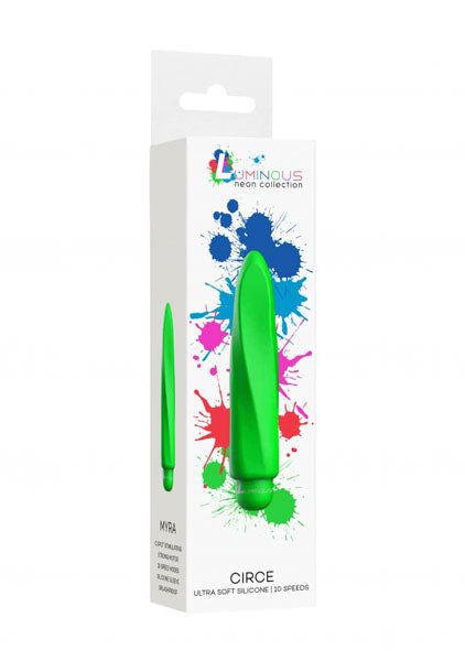 Shots Toys | Lumo Myra - ABS Bullet With Silicone Sleeve - 10-Speeds - Green