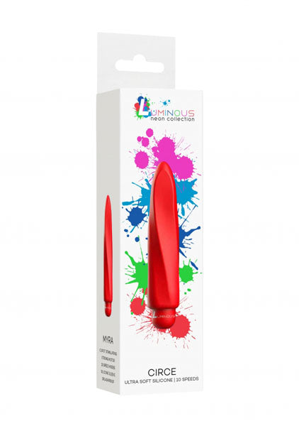 Shots Toys | Lumo Myra - ABS Bullet With Silicone Sleeve - 10-Speeds - Red