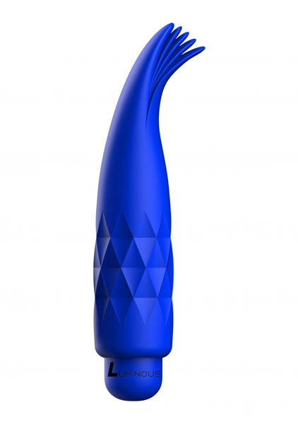 Shots Toys | Lumo Zoe - ABS Bullet With Silicone Sleeve - 10-Speeds - Royal Blue