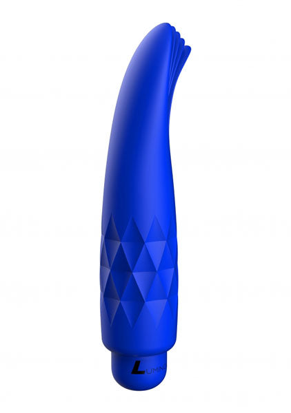 Shots Toys | Lumo Zoe - ABS Bullet With Silicone Sleeve - 10-Speeds - Royal Blue