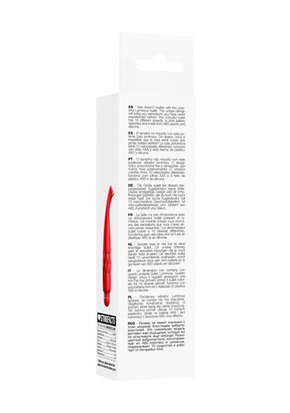 Shots Toys | Lumo Zoe - ABS Bullet With Silicone Sleeve - 10-Speeds - Red