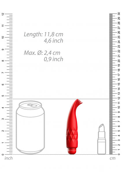Shots Toys | Lumo Zoe - ABS Bullet With Silicone Sleeve - 10-Speeds - Red