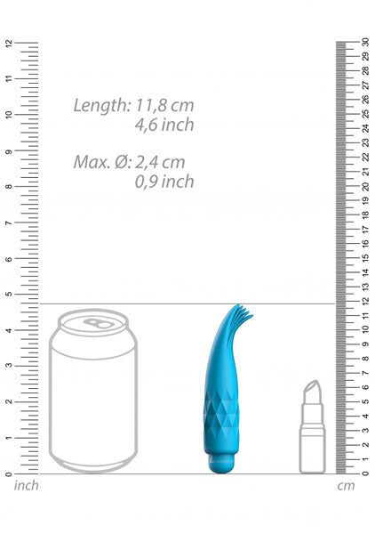 Shots Toys | Lumo Zoe - ABS Bullet With Silicone Sleeve - 10-Speeds - Turquoise