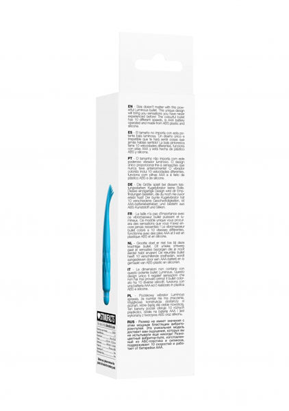 Shots Toys | Lumo Zoe - ABS Bullet With Silicone Sleeve - 10-Speeds - Turquoise