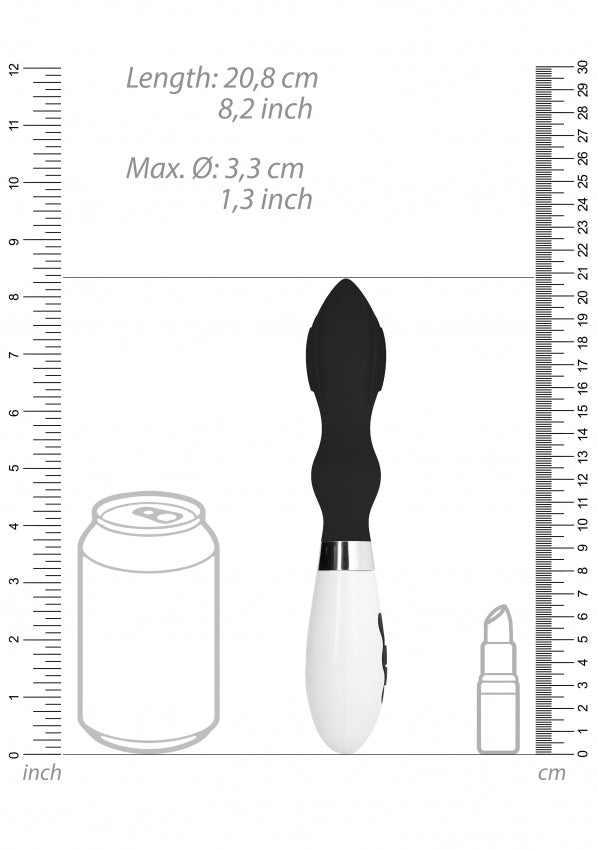 Shots Toys | Luna Astraea Ultra Soft Silicone 10 Speeds Vibrator Black