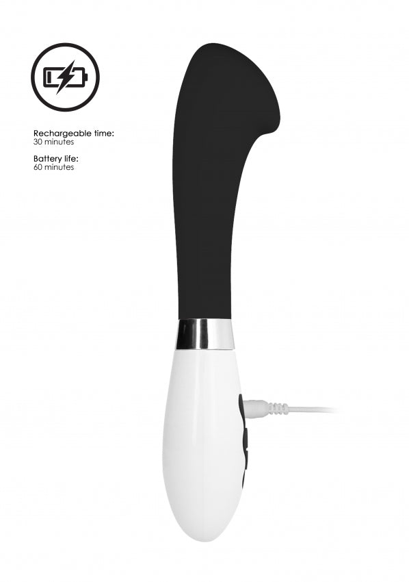 Shots Toys |  Luna Aceso Ultra Soft Silicone 10 Speeds Vibrator Black